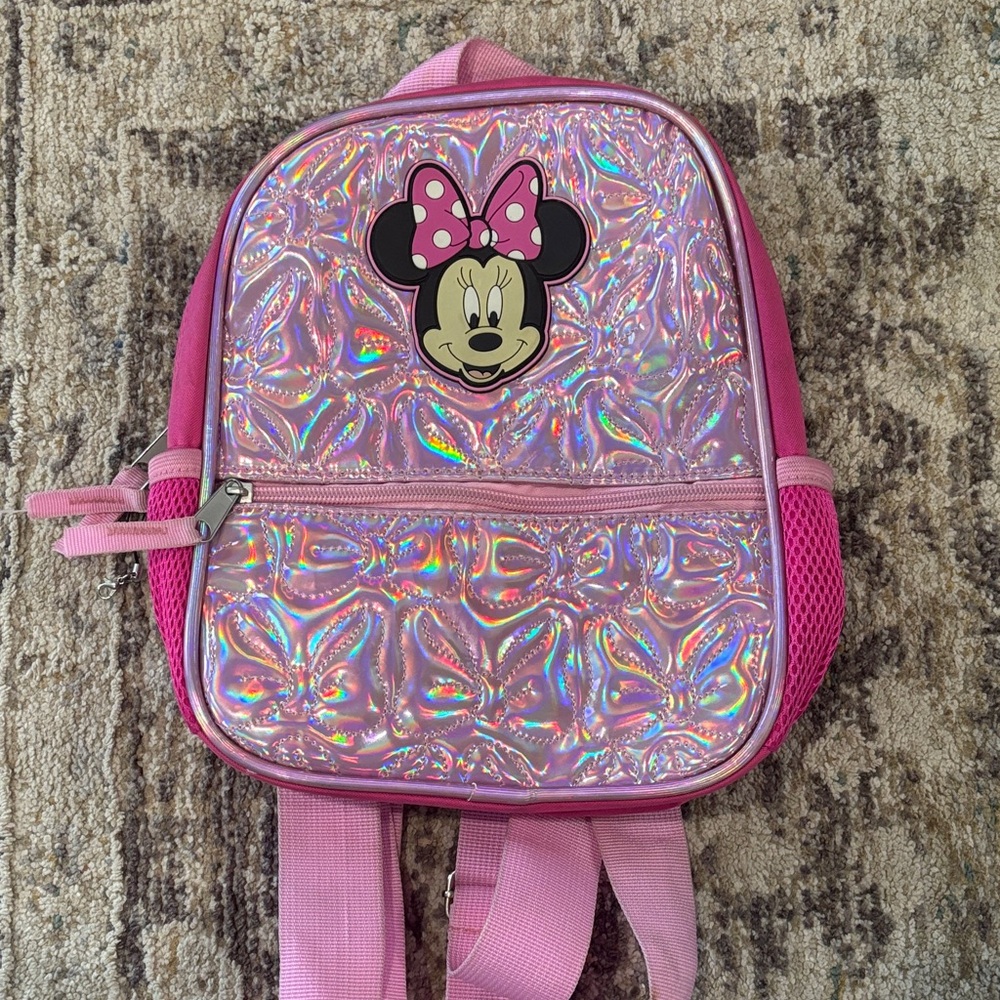 Disney Minnie Mouse Small Pink Toddler BackPack